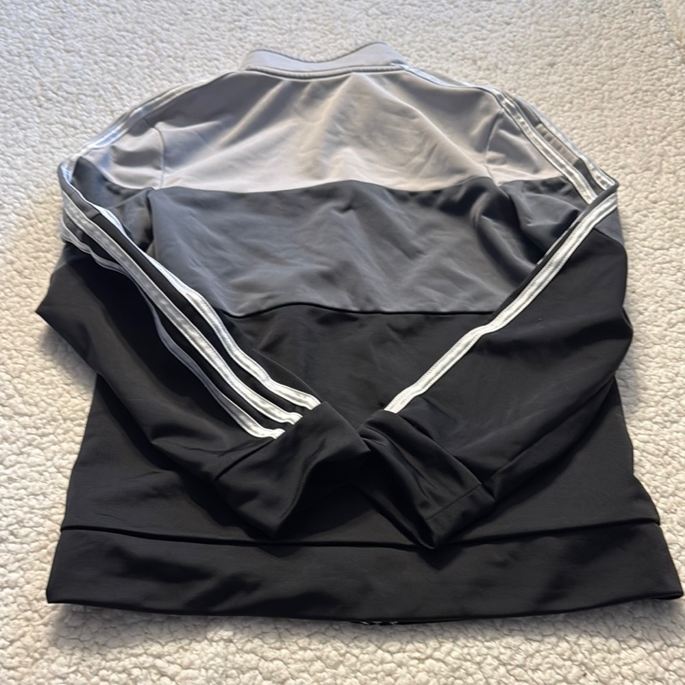 Adidas Two-Tone Black and Gray Jacket - Picture 4 of 4